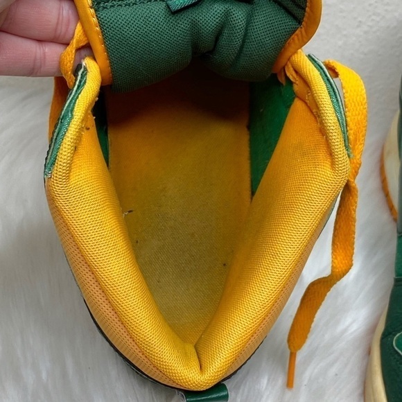 Nike Sneakers Dunk High Tops Gorge Green Orange - Picture 9 of 10